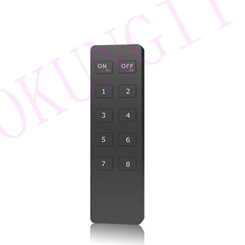 8 Zones 2.4G Brightness Remote Control RU8 dimmer for S1-B S1-K KS KV KL AC Triac RF Dimmer single color LED lighting | Лампы и