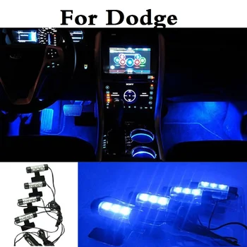 

New Car Styling-Blue LED Interior Atmosphere Lights Decoration Lamp For Dodge Avenger Caliber Challenger Charger Dart Durango