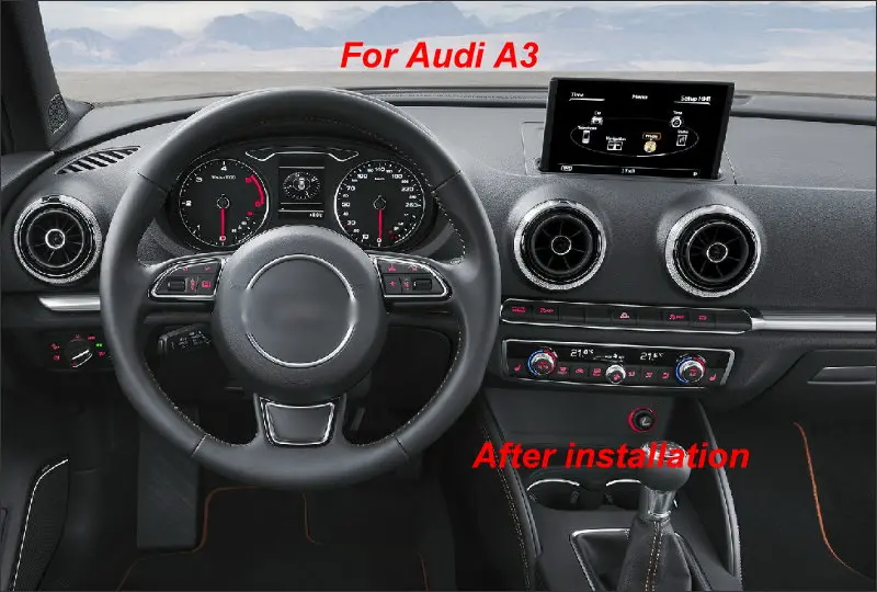 Автомобильный Android мультимедиа HD сенсорный экран дисплей ТВ для Audi A3 Стерео Аудио Видео Радио CD DVD плеер gps навигационная система