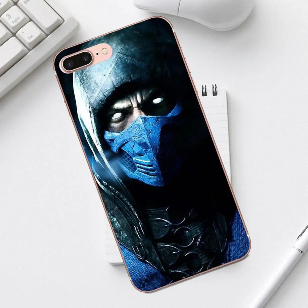 Sub zero Mortal Kombat X для iPhone 4 4S 5 5C SE 6 6S 7 8 Plus XS Max XR Galaxy A3 A5 J1 J3 J5 J7 2017 аксессуары чехлов из