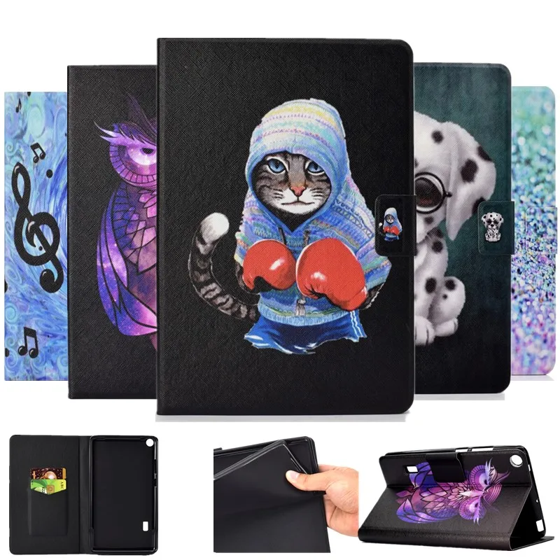 

Tablet pc protective case For Huawei MediaPad T3 7 WiFi PU leather Fashion Printed Soft back Cover MediaPad T3 7.0 original case