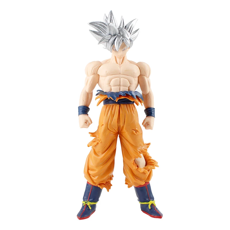 Большой 30 см Dragon Ball Z Super Ultra Instinct Goku Migatte no Goku Jiren ПВХ фигурка модель игрушки - Цвет: 30cm goku opp bag