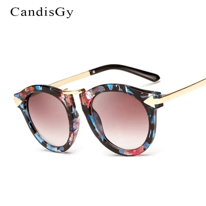 Fiori Cornice Rotonda freccia Forme Occhiali Da Sole Donne Del Progettista  di Marca Della Signora occhiali Da Sole Femminile UV400 Occhio di Gatto  Femminile Struttura In Metallo|brand designer sunglasses|brand sun  glassesbrand sunglasses -