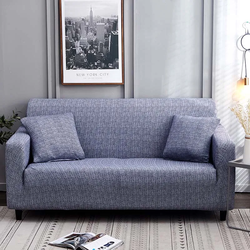 

Elastic Furniture Protector Spandex Polyester Sofa Cover All-inclusive Living Room Couch Covers Anti-dirty Simple Slipcovers