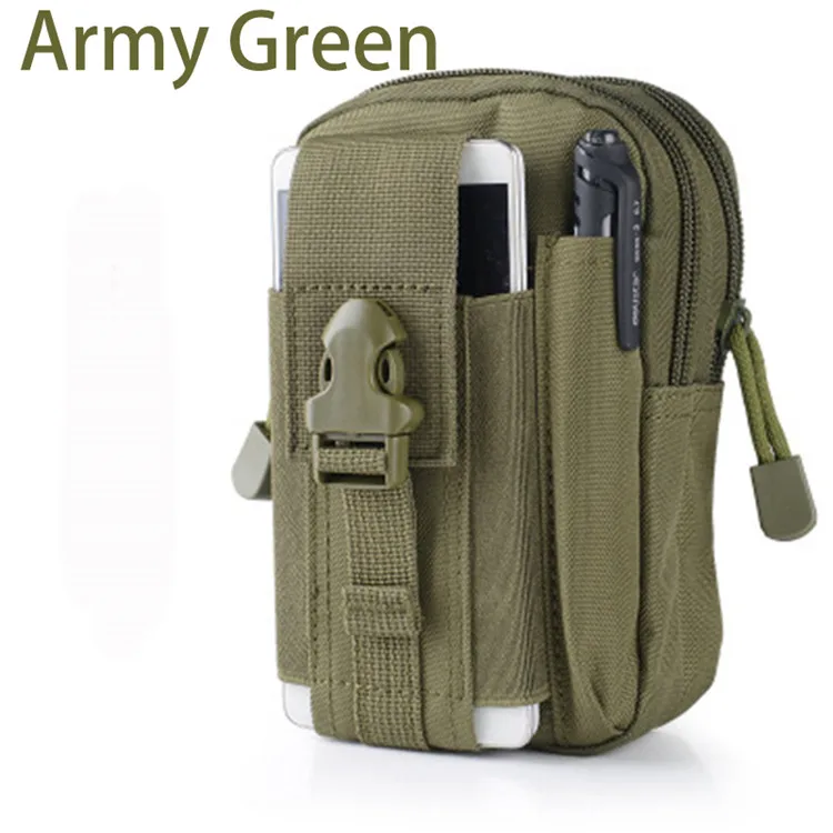 Мужская поясная сумка, дорожная сумка, сумка-бум, сумка, водонепроницаемая, военный пояс, поясная сумка, Molle, нейлоновый кошелек для мобильного телефона, Прямая поставка - Цвет: Army Green