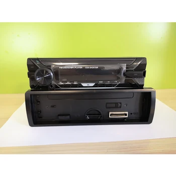 

4*60W Removable 1 Din In-dash AUX Detachable Panel CDX- D4267 BR 7 color backlight Car MP3 player Bluetooth Radios 12V USB SD BT