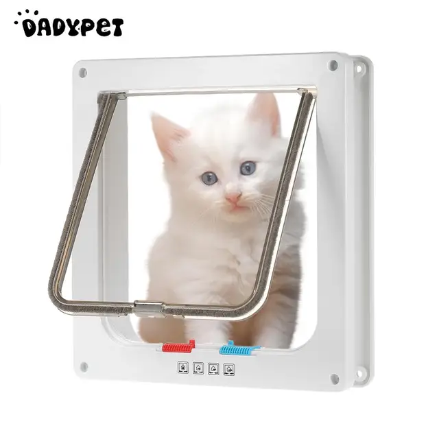 controllable access openings 4 way locking indoor outdoor pet door