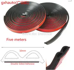 Бесплатная доставка Топ Гонки Универсальный 5 м клей резиновый уплотнитель Газа автомобилей звуконепроницаемые двери ветра и пыль газа