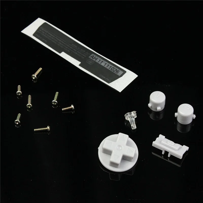 Transparent Orange Clear Full Set Housing Shell Case Cover Frame Repair Parts For Nintendo For GameBoy Advance For GBA