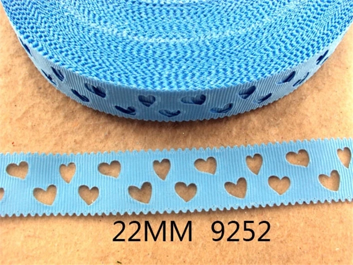Лента с отверстием в форме сердца 10 ярдов 7/8 дюйма 22 мм|tooth ribbon|ribbon diygift wrap |
