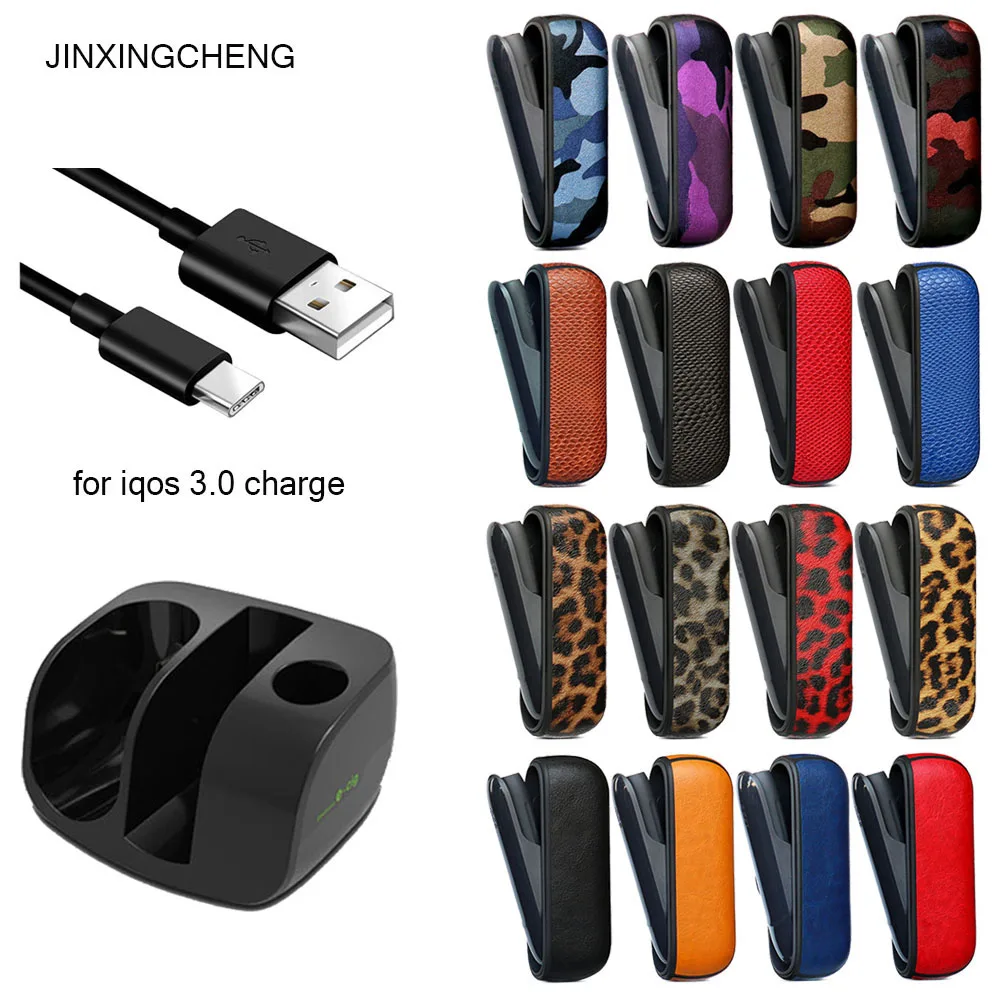 JINXINGCHENG для iqos 3 чехол сумка зарядное устройство для iqos 3,0 зарядный держатель Чехол Змеиный чехол