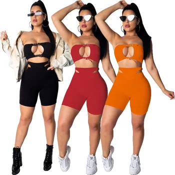 

Street fashion three-color sweat suits women two piece outfits