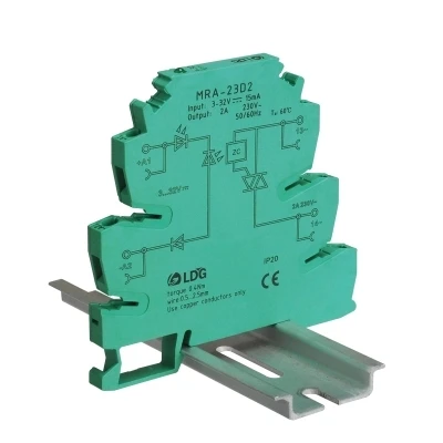 

1PC MRA-23D2 solid state relay module 2A DC control AC 24V ultra-thin port relay 220V