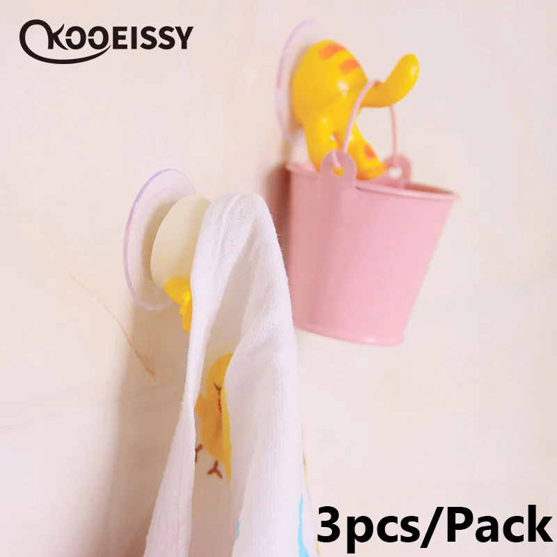 

Cartoon Animal Tail Sucker Hook Key Towel Hook Kitchen Wall Hook Mutfak Malzemeleri Crochet Detachable Hook For Kitchen