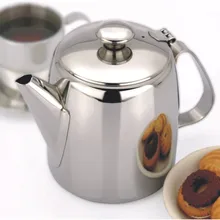 Кофейник из нержавеющей стали, чайник для холодной воды, горшок для сока, послеобеденный чайник, кофейник для отеля, ресторана, посуда для напитков