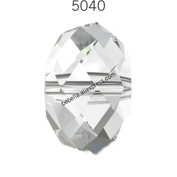 1 шт.) Кристалл от Swarovski 5040 бриолет бисер Сделано в Австрия свободные бусины Стразы для рукоделия ювелирных изделий - Цвет: Crystal 001