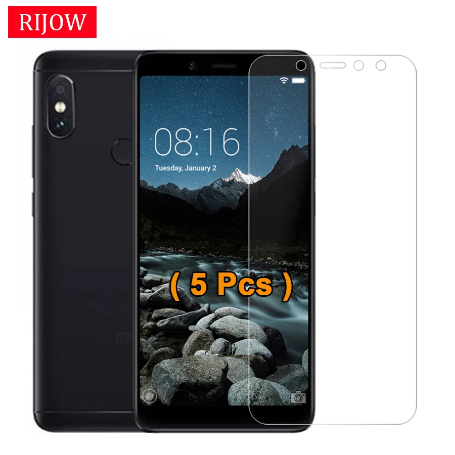 

5PCS Glass Xiaomi Redmi S2 Tempered Glass Xiomi Redmi Note 5 6 Pro 7 Screen Protector 2.5D Redmi 6 6A Film Mi 9 Play GO Mi9 SE