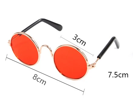 Cool Pet Sunglasses Hot Sale Fashion Cat Eye-wear Pet Accessories UV Protective Goggles Resin Lenses For Poodle Kitty Small Dog (2)