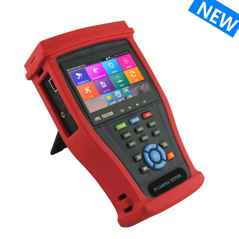 4300P CCTV TESTER H.265 IP+Analog+ 5MP AHD+8MP CVI+8MP TVI+SDI Camera tester HDMI IN Digital Multimeter+Network Cable tracer PTZ