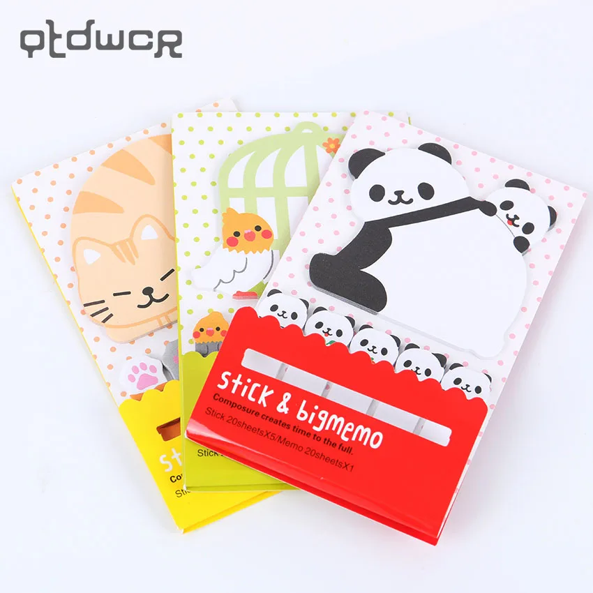 1pc Cute Memo Sticker Bookmark Index Tab Pads Flags Sticky Notes Notepad New