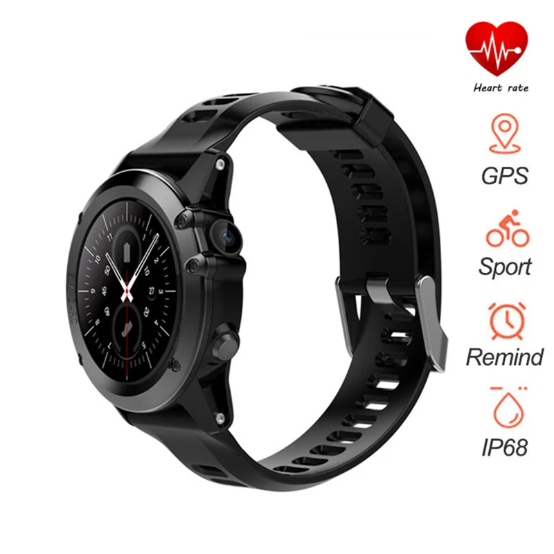 

3G smartwatch H1 Android 4.4 MTK6572 Waterproof 1.39 inch Wifi GPS SIM For iPhone Smartwatch Men Wearable Devices