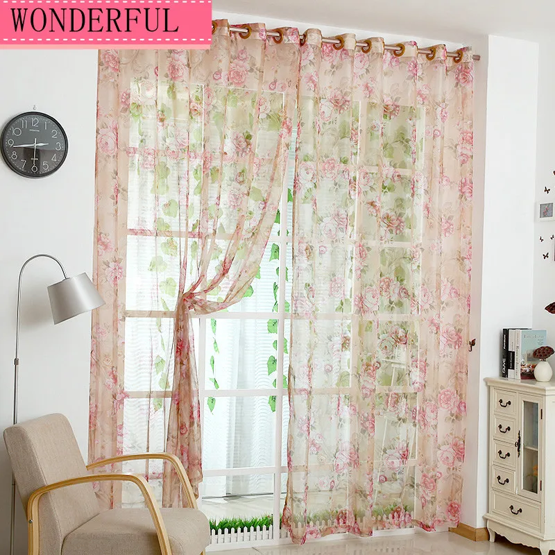 Luxury Jacquard Curtains Eyelet Ring Top Ready Made Fully Lined Window Curtain 