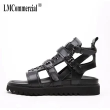 Летние сандалии; кроссовки; мужские шлепанцы; Вьетнамки; Летняя обувь; мужские сандалии; Новинка; мужские сандалии из натуральной кожи; из воловьей кожи