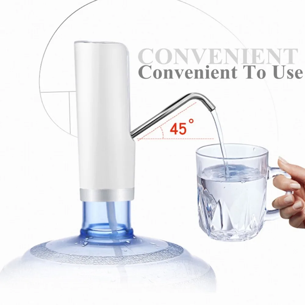 

2018 New Drinking Water Pump Water Pump Dispenser Switch with Rechargeable Automatic Electric Water Bottle Dispenser Switch