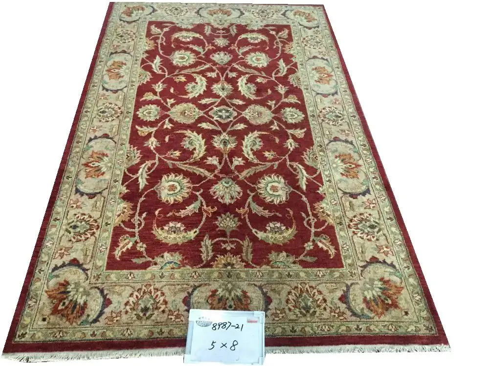Original single export Turkish handmade carpets OUSHAK Ozarks pure wool carpet 8987 21