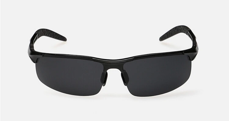 BENZEN поляризационные солнцезащитные очки для мужчин Al-Mg мужские солнцезащитные очки De Sol Masculino с Чехол черный 9026
