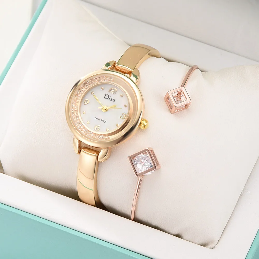 

Light Luxury Girl Temperament Watch Bracelet Set Chain Watch Birthday Gift Relogio Feminino Women Reloj Mujer Bayan Kol Saati