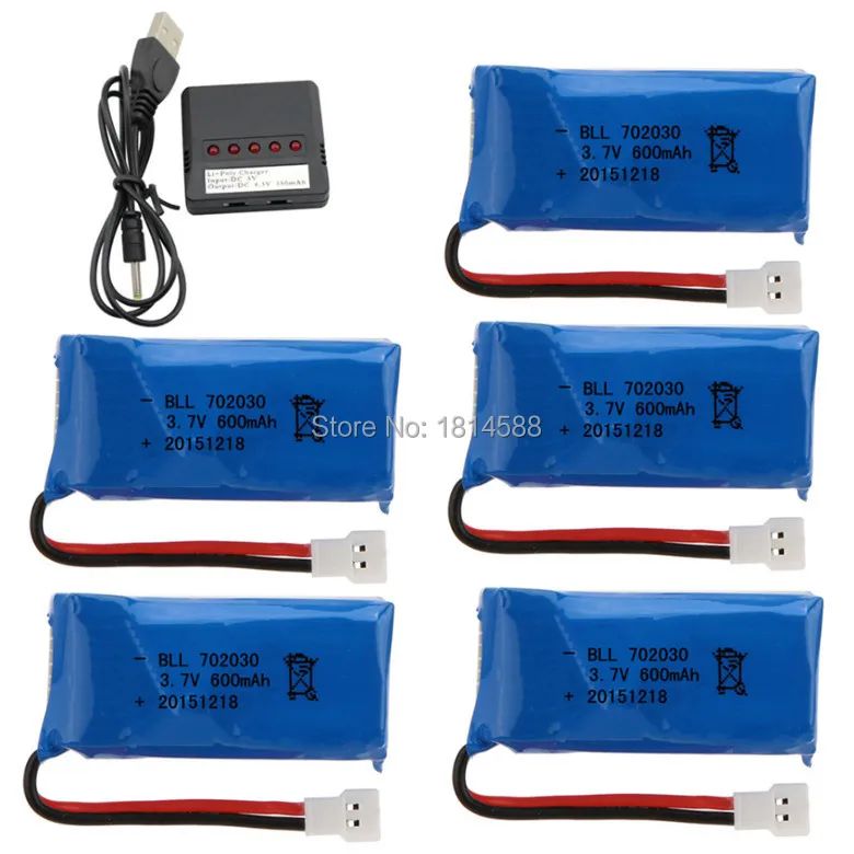 SYMA X9 axis aircraft remote control airplane parts 3.7V 600mAh lithium battery charging 5 5 and 1 Charger Kit