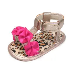 Для маленьких девочек детские сандалии, обувь Лето Хлопок с животным принтом сандалии для девочек новорожденных обувь пляжные сандалии 0-18