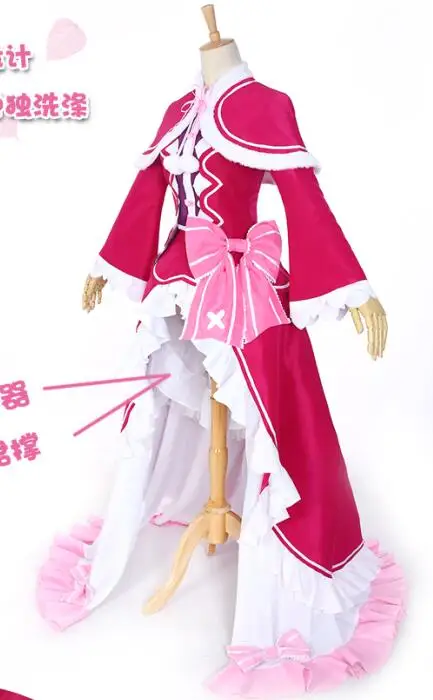 

Re:Life in a different world from zero Betty Cosplay Costume Halloween Uniform Party Dress Top+Skirt+Cape+Socks+Headdress