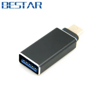 

USB 3.1 USB Type C Male Connector to A Female OTG type c Data Host Adapter converter Black for Macbook & Chromebook