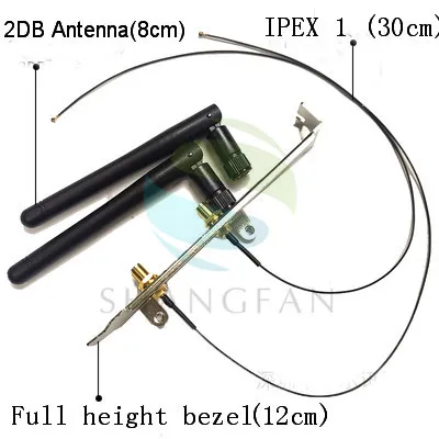 

SMA WIFI antenna IPEX1 / IPEX4 to SMA wireless network card 2DB/8DB antenna full height / half height bezel