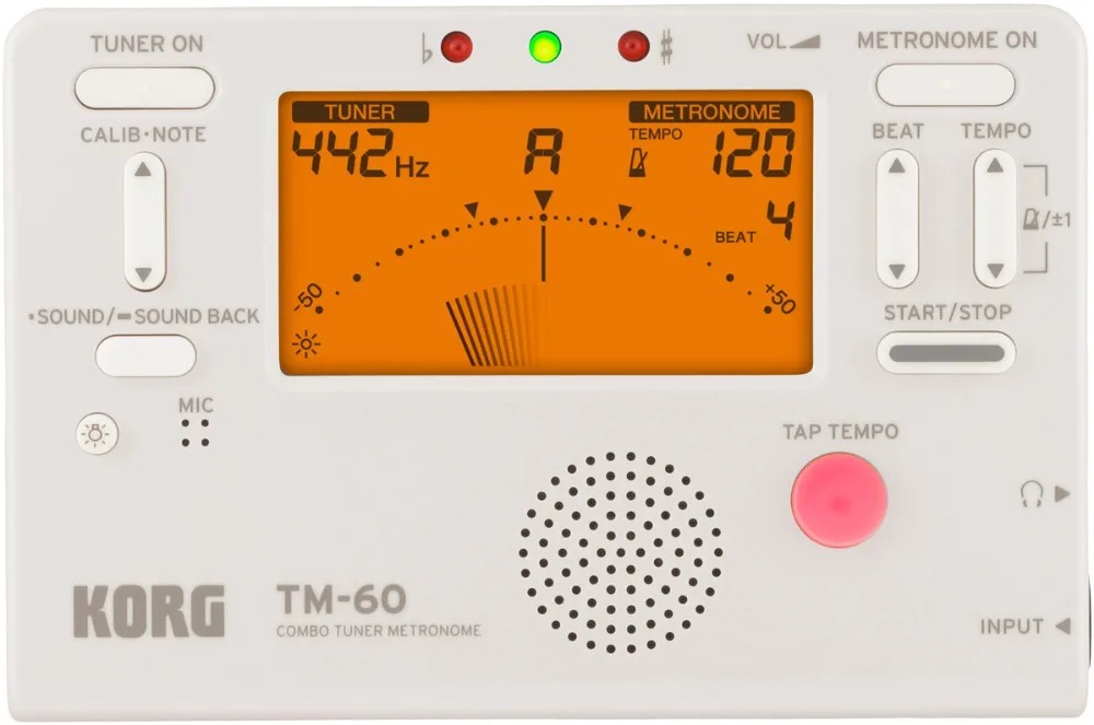 KORG TM60 TM60C тюнер метроном ветер/гитара/укулеле/саксофон/скрипка/тюнер для флейты Универсальный метроном(CM300 можно выбрать