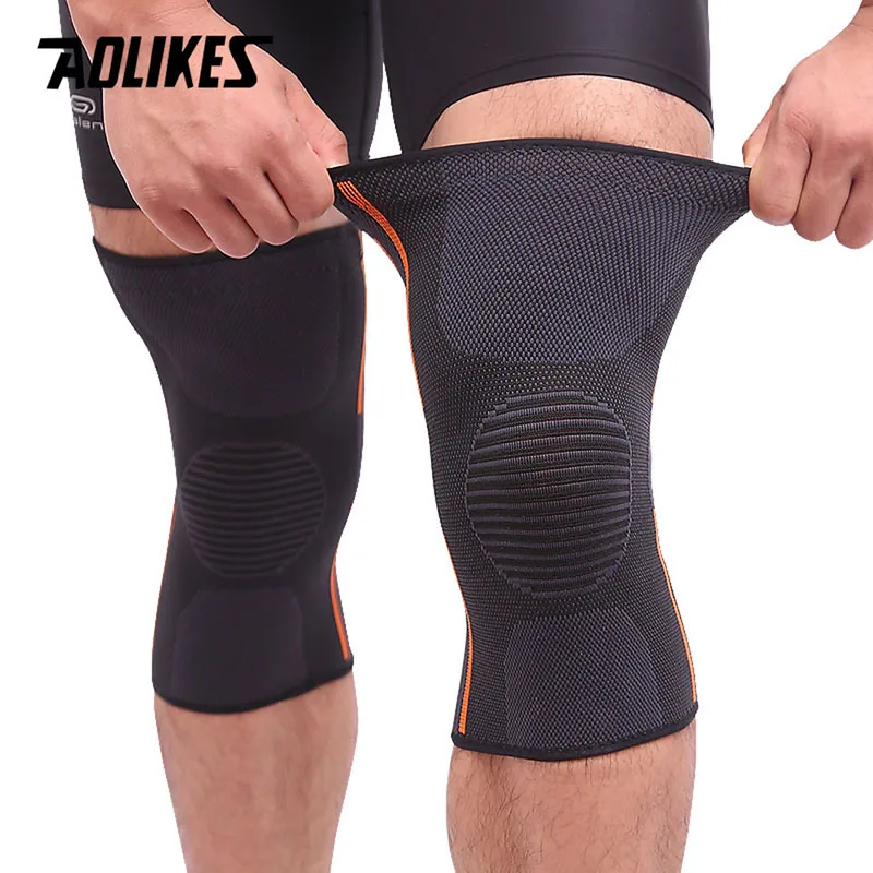 

1Pcs High Elastic Knee Pad Sports Dance Knee Support Protector Unisex Sports Safety Breathable Basketball Kneepads