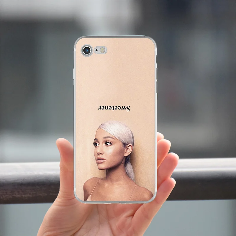 Ciciber Ariana Grande AG радужные мягкие ТПУ чехлы для телефонов, чехол для IPhone 11 Pro Max XR XS Max 6 6S 7 8 Plus 5S SE X Fundas Capa - Цвет: WM01340