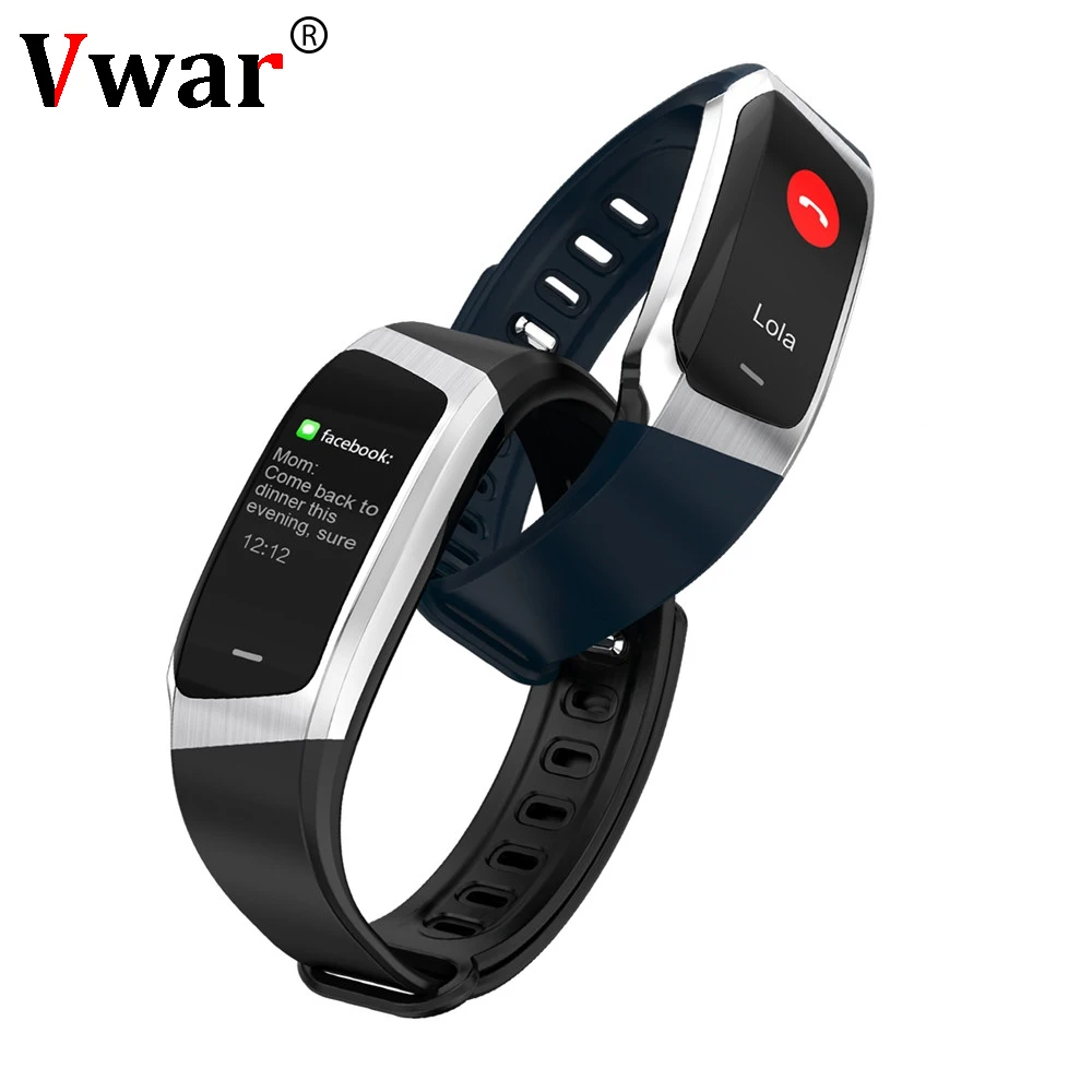 

Vwar Smart Band 2018 Waterproof Smart Bracelet Heart Rate Monitor Blood Pressure Fitness Tracker Smart band Sport Watch