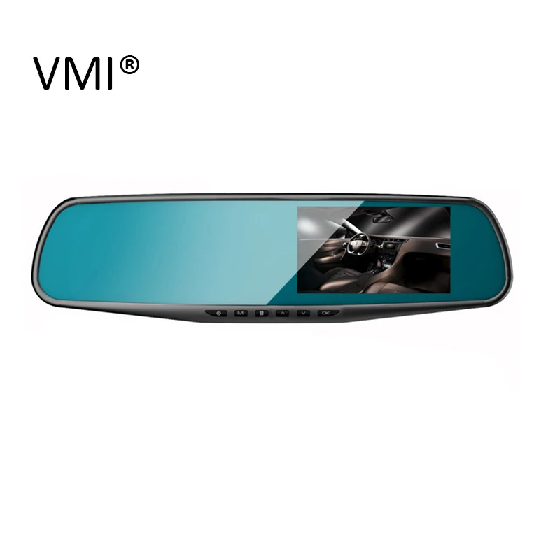 

VMI Night Vision Car Dvr Camera Rearview Mirror Digital Video Recorder Auto Camcorder Dash Cam FHD 1080P dual lens Car DVR