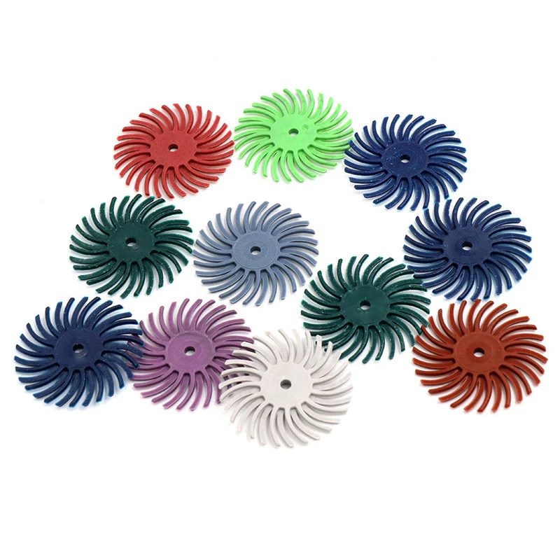

URANN 10pcs 2.35mm Shank Abrasive Point Slot Grinding Head Wood Carving Mirror Polishing Dremel Rotary Accesories Tools