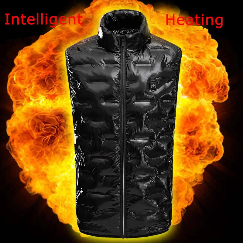 Мужской зимний теплый походный жилет, наружный USB Инфракрасный нагревательный жилет, куртки для альпинизма, рыбалки, катания на лыжах, термо-флисовый жилет