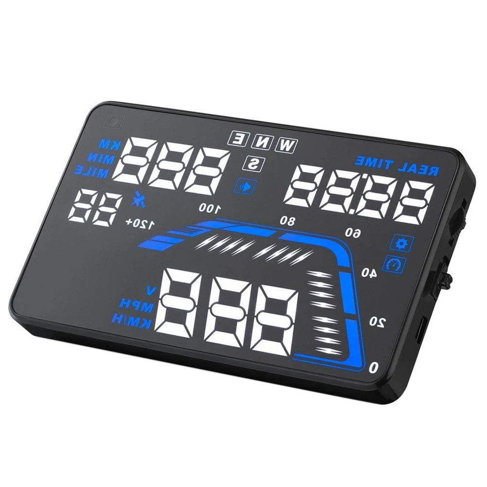

Q7 5.5 "Car HUD Head Up Display Car Speedometers Over Speed Alert GPS Dashboard Windshield Projector Reflective Film