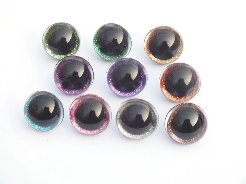 Plastic Safety Eyes Mixed Size For Amigurumi Toys 4.5mm -15mm Can