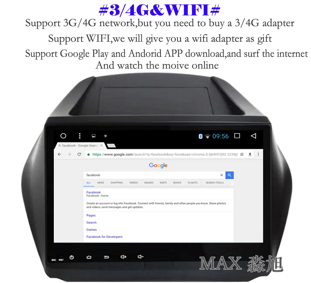Sale MAX 2G 32G Android 8.1.0 Car DVD For Hyundai Tucson IX35 2009 2010 2011 2012 2013 2014 2015 GPS Navigation Radio BT 4G WiFi Map 11