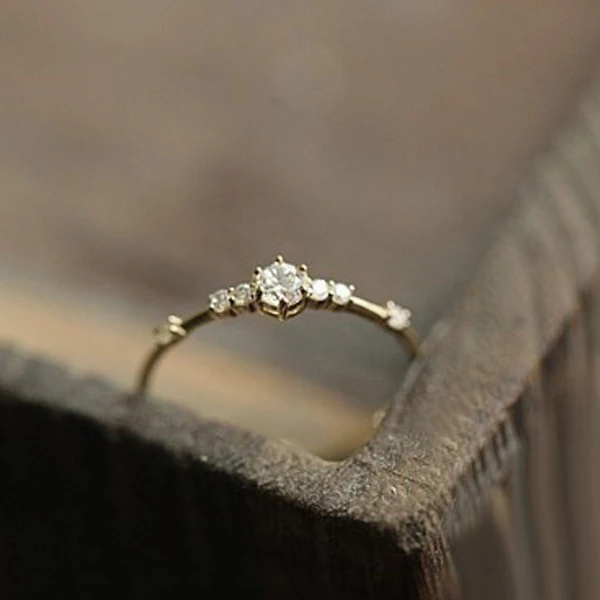 ZHOUYANG кольцо для женщин, лаконичный стиль, кубический цирконий, 3 цвета, обручальное кольцо, модное ювелирное изделие, подарок для подруги KCR090