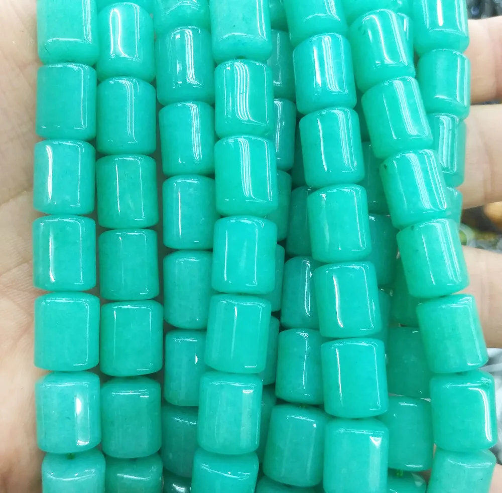 10x13 мм натуральный зеленый aventuine камень баррель Loose бусы 16 &quotL19977|loose beads|beads loosebeads beads |