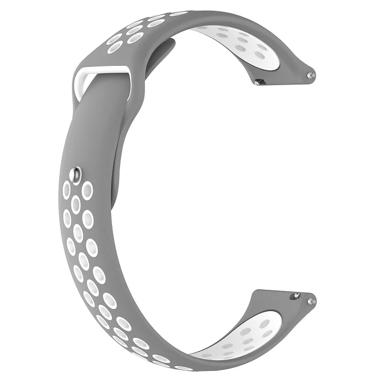 Силиконовый ремешок 20 мм 22 мм для Amazfit Bip для Garmin VIVOMOVE HR/samsung gear Sport S2/Ticwatch 2/для huawei Watch bracelet