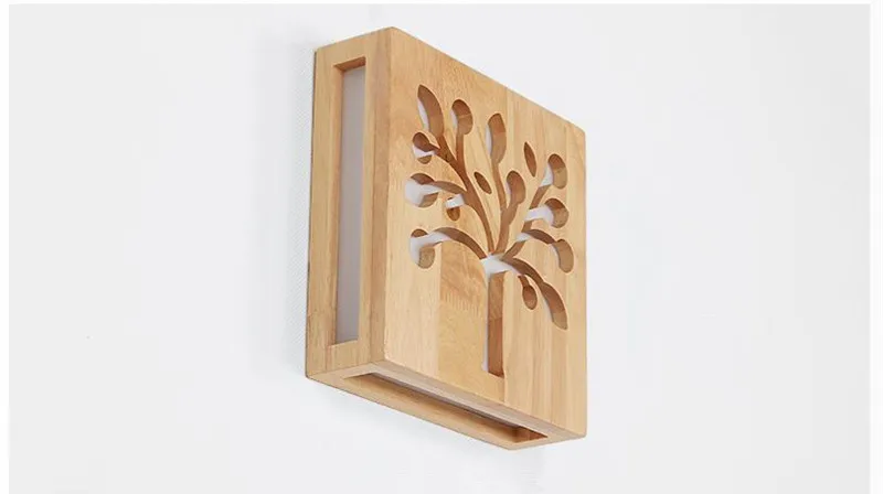 Wood Wall Light 19